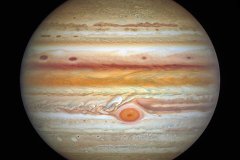 Hubble’s 2021 image of Jupiter tracks the ever-changing landscape of its turbulent atmosphere, where several new storms are making their mark and the planet’s equator has changed colour yet again.
Hubble’s 4 September photo puts the giant planet’s tumultuous atmosphere on full display. The planet’s equatorial zone is now a deep orange hue, which researchers are calling unusual. While the equator has departed from its traditional white or beige appearance for a few years now, scientists were surpr