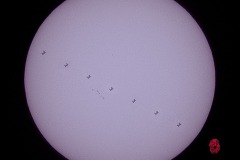 Transit Solaire de l'ISS