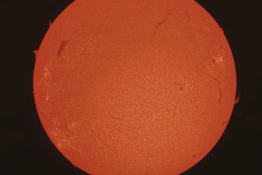 Soleil en H alpha - Janvier 2026 - Jean-Marc Darchy